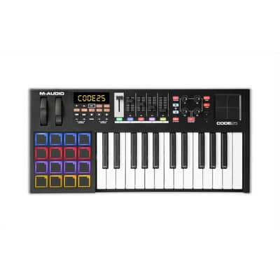 M Audio Code 25 MIDI Keyboard With Ableton Live Lite Software (black) image 1