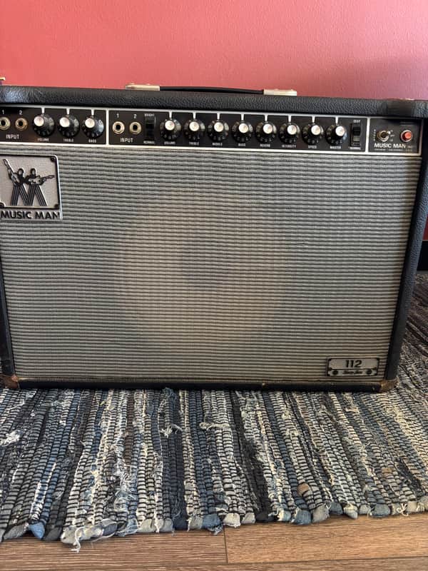 Music Man 112 Sixty-Five 2-Channel 65-Watt 1x12" Guitar Combo 1974 - 1979 - Black image 1