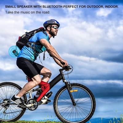 Portable Bluetooth Speaker with TF Card Support, IP65 Waterproof Wireless Audio Speaker for Outdoor, Travel, Beach & Home Use image 6