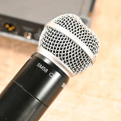 Shure SLX24/SM58 Handheld Wireless System - J3 Band: 572-596 MHz CG01L4J image 6
