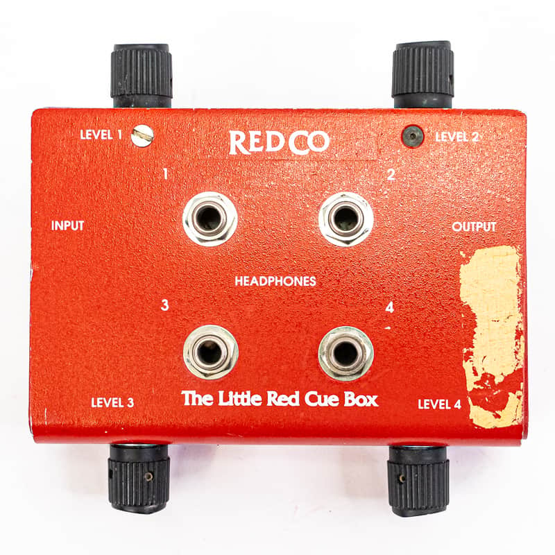 Redco The Little Red Cue Box – Passive 4-Channel Headphone Cue Mixer image 1