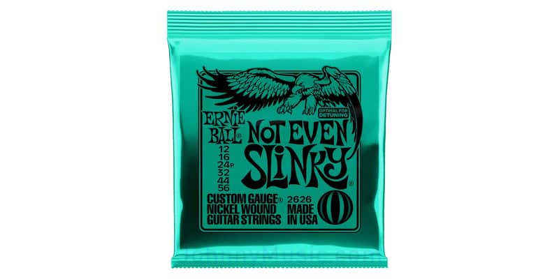 Not Even Slinky Nickel Wound Electric Guitar Strings 12-56 Gauge Set - world standard special-tempered+tinned steel & ni-plated wrap on steel hex core image 1