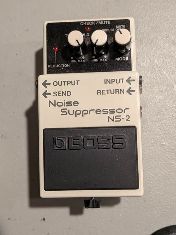 Boss NS-2 Noise Suppressor (Silver Label) 1989 - Present - White image 1