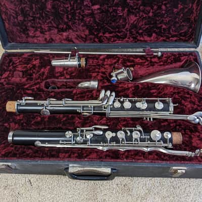 Vintage La Chambre Paris All Wood Bass Clarinet made in France image 1