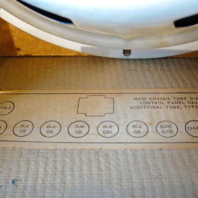 Silvertone 1396 Twin Twelve 1959 Gray /silver speckles image 6