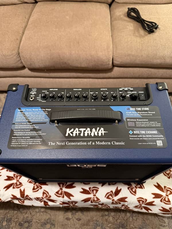 Boss Katana-50 Gen 3 50-Watt 1x12" Digital Modeling Guitar Combo 2024 - Present Black image 1