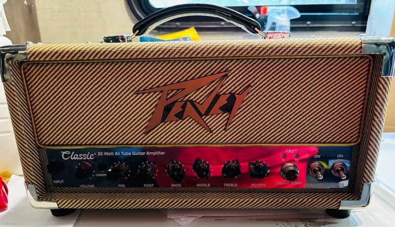 Peavey Classic 20 Mini Guitar Valve/Tube Amplifier Head (Tweed) - Great Shape image 1