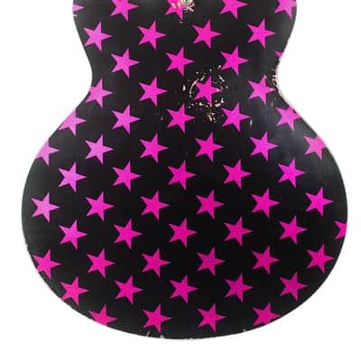 New Rock N Roll Relics Lightning Relic Black & Pink Sparkle Stars #252014 image 4