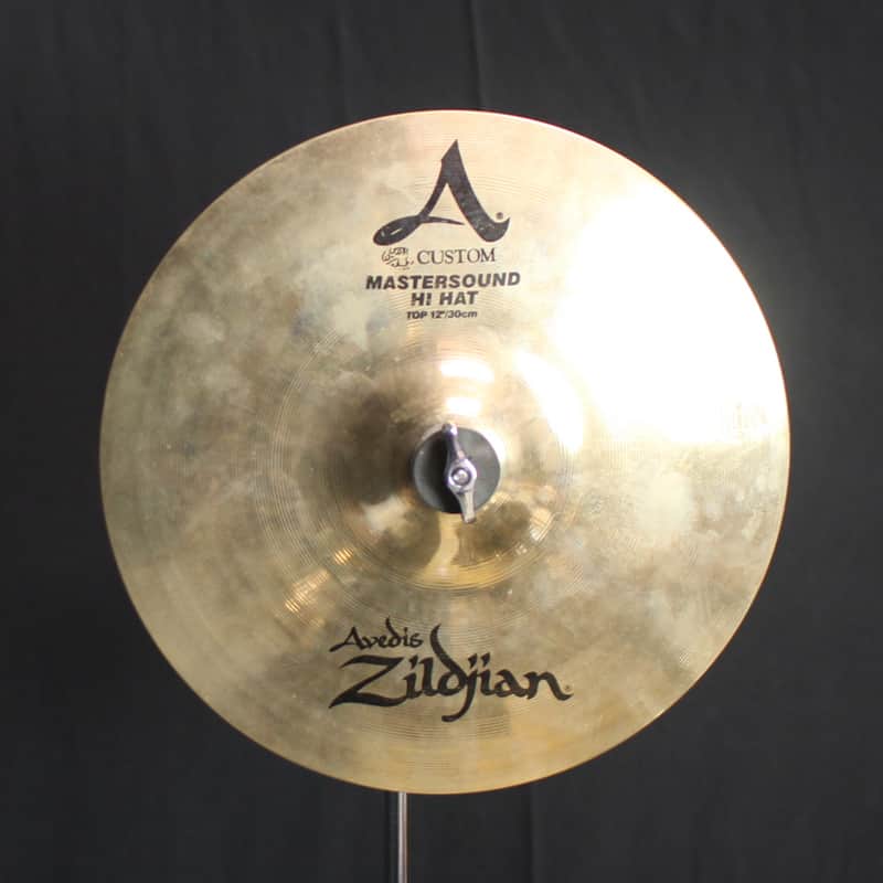 Used Zildjian 12" A Custom Mastersound Hi Hat Top - 786g image 1