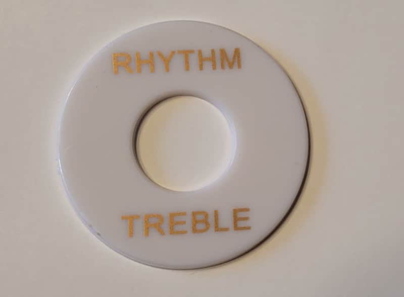 LP Style Switch Plate White by Budreau Guitars image 1