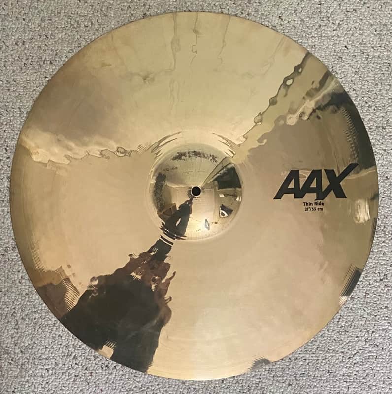 Sabian 21" AAX Thin Ride Cymbal 2019 - Present - Brilliant image 1