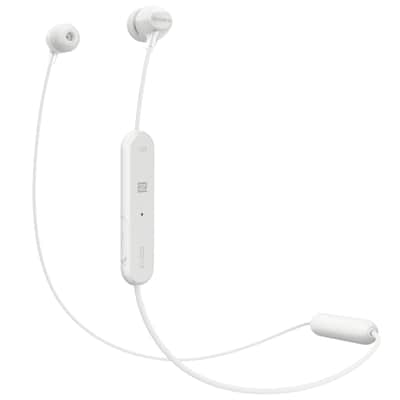 Sony WI-C300 Stamina Wireless In-Ear Headphones w/ Bluetooth - White (WIC300/W) image 1