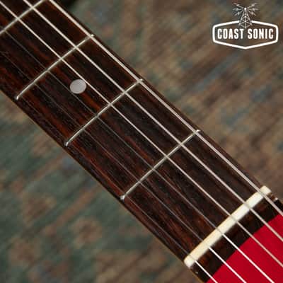 2010 Fender '69 Mustang Reissue Made in Japan - Red w/ Matching Headstock image 12