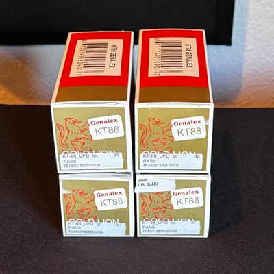Genalex Gold Lion KT88 Power Tubes - Matched Quartet image 1