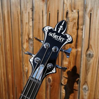 Schecter DIAMOND SERIES Sean Yseult Casket Bass - Gloss Black 4-String Electric Bass Guitar image 10