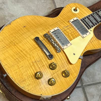2026 Gibson 1959 Les Paul Standard Chambered Antique Natural Heavy Aged Murphy Lab image 6