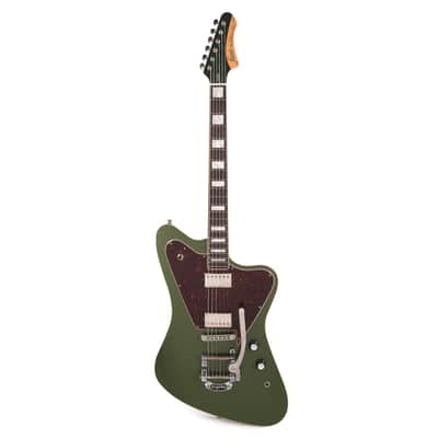 Fano Alt de Facto PX6 Cadillac Green Light Distress w/Lollar Pickups (Serial #240626) image 5