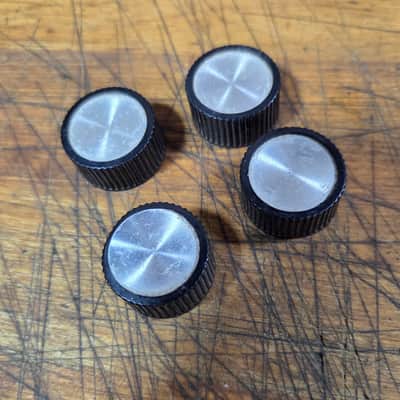 Vintage RARE 1964 Danelectro Coral Silvertone Guitar Matched Set of Volume Tone Knobs Luthier Parts image 1