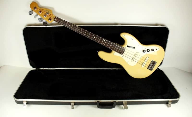1984 Vintage Fender JAZZ BASS Alder Olympic White Dan Smith Era E3 Series +OHSC USA 1980s image 1