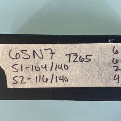 1957 Sylvania 6SN7GTB Vintage Philco Black Plate Chrome Top Preamp Tube! T265 image 7