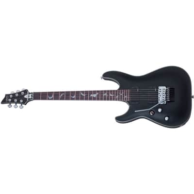 Schecter Damien Platinum-6 FR Satin Black SBK LH NEW Guitar + FREE GIG BAG! Left Handed Platinum 6 image 1