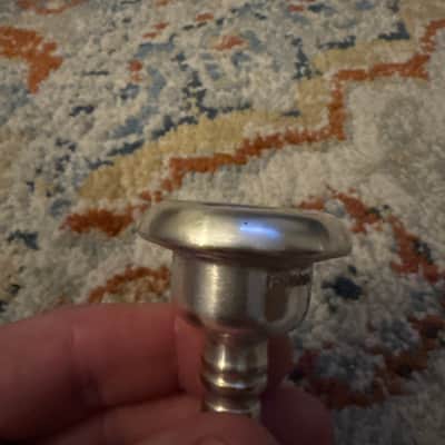 Holton Revelation 81 Bb Trombone mouthpiece (Silver plated) (very rare) image 7