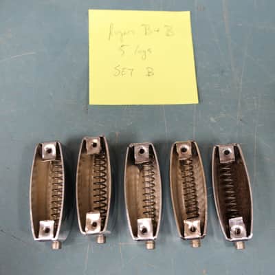 Vintage Rogers Bread & Butter Tab Lug, Single Tension For Toms 3916R, 5-Pack Set B image 9