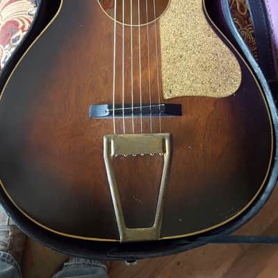 First National Institute Of Allied Arts  Parlor Flat Top 1930s Tobacco Burst w/ Original Case image 2