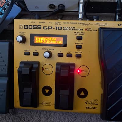 Boss GP-10 Guitar Processor Multi-Effect Unit 2014 - 2019 Yellow