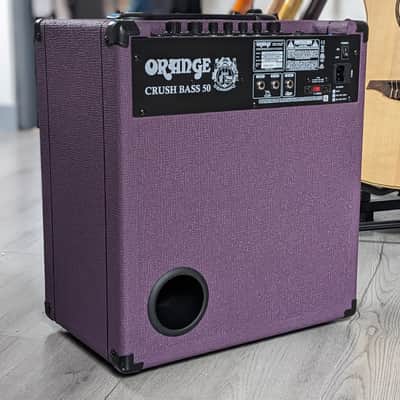 Orange Crush Bass 50 Glenn Hughes Limited Edition 50-Watt 1x12" Bass Combo 2021 - Purple image 9