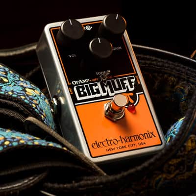 Electro-Harmonix Op Amp Big Muff Pi 2017 - Present - Black/Orange image 11