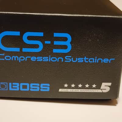 Boss CS-3 Compression Sustainer (Silver Label) 1997 - Present - Blue image 4