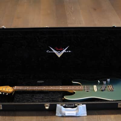 Unplayed! 2021 Fender Custom Shop Stratocaster HST Electric Guitar Aged Sherwood Metallic Relic + COA OHSC image 23