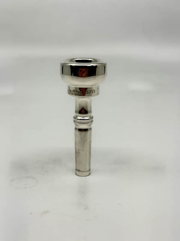 ACB 2FD Large Shank Flugelhorn Mouthpiece - Silver Plate image 1