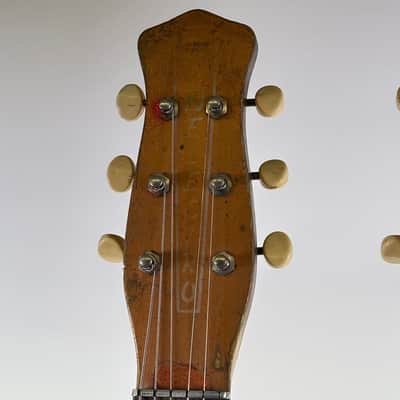 1959 (First Year) Danelectro Vintage 3923 Semi-Hollowbody Guitar / Bass Doubleneck w/ Case image 11