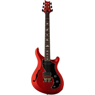 PRS S2 Vela Semi Hollow Satin Electric Guitar - Red Apple Metallic image 2