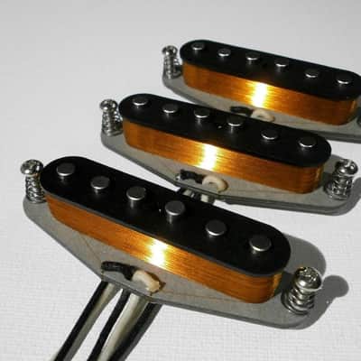 Stratocaster 1964 Pickups Set "L" Series Hand Wound Fender Vintage Correct Strat Clones 64 Hendrix Q pickups image 2