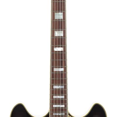 2016 D'Angelico Excel DC Semi-Hollow Electric Guitar w/Stairstep Tailpiece, Grey Black, S16006XXXX image 6