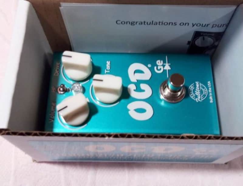 Fulltone Custom Shop OCD-Ge Germanium Obsessive Compulsive Drive Pedal NOS image 1