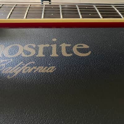 Mosrite Of California The Ventures Model Red Signed By Don Wilson Japan Vintage OHSC MIJ image 12
