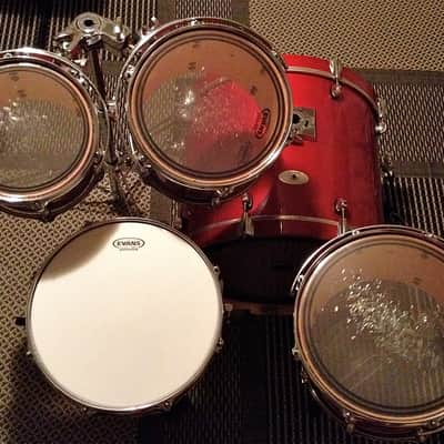 Premier Artist Birch 5-Piece Drum Kit - Trans Cherry Red image 4