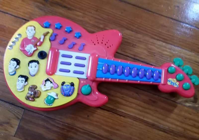 Circuit bent toy "Wiggles" guitar image 1
