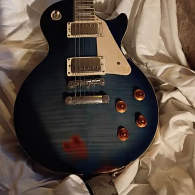 Epiphone Les Paul Standard Plus Top PRO 2012 - 2019 - Translucent Blue image 1