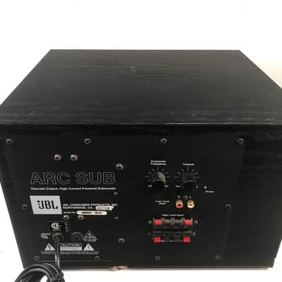 JBL ARC SUB 8" Discrete Output High Powered Subwoofer Home Surround Sound image 6
