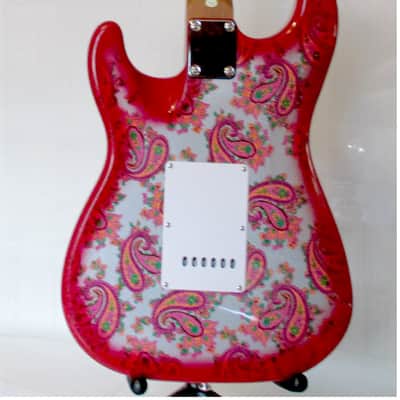 Firefly FFST-SRD-560 Pure Series Electric Guitar - Red Paisley Color image 8