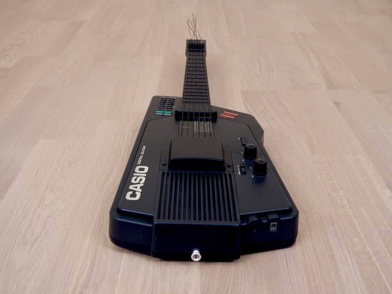 1981 Casio DG-1 Digital Guitar Synthesizer Drum Machine Black | Reverb