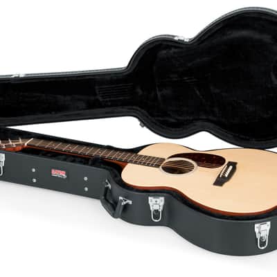 Gator - GWE-000AC - Martin 000 Acoustic Guitar Deluxe Wood Case - Black (GWE-000AC) image 6