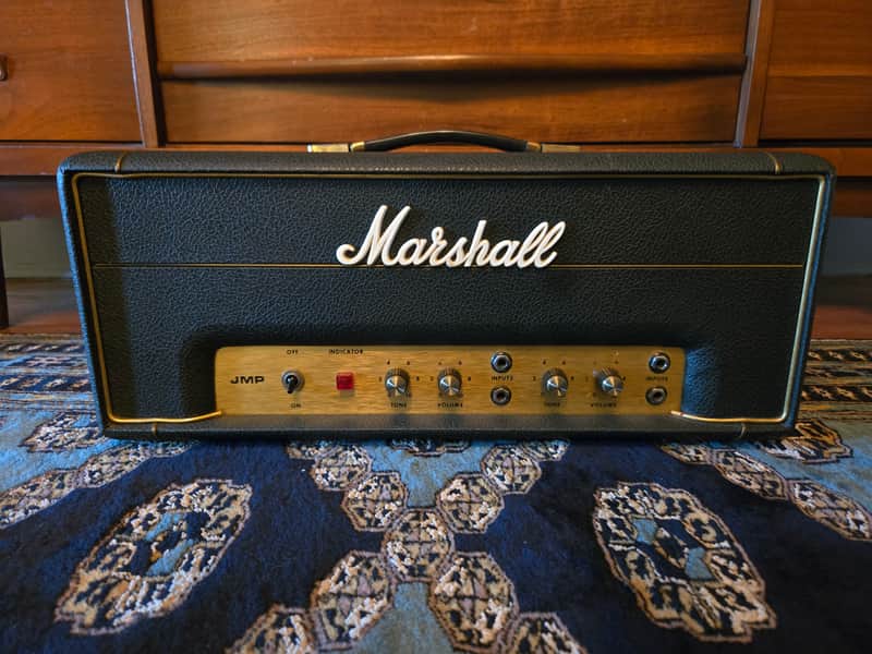Collector Quality 1973 Marshall JMP 2061 Lead & Bass 2-Channel 20-Watt Amp Head 1967 - 1974 - Low Watt Plexi! image 1