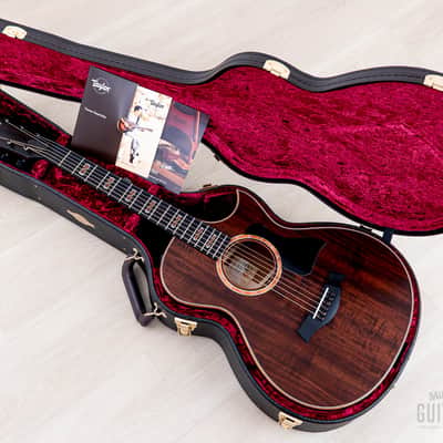 2022 Taylor Custom Grand Concert 12-Fret Flamed Tasmanian Blackwood w/ Florentine Cutaway image 20