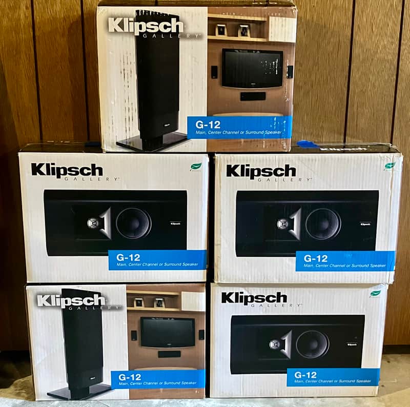Klipsch Gallery G-12 Home Theater Speakers (Five) image 1